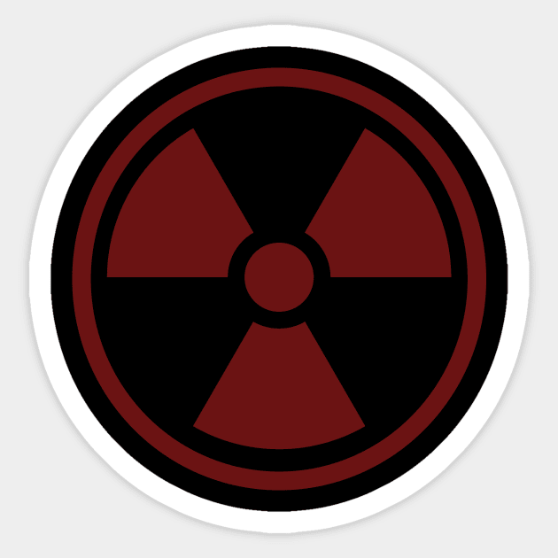 Radioactive Symbol Sticker by Rebellion10